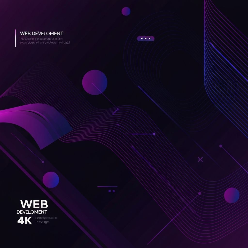 Modern web development dashboard interface